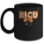 NICU Nurse Stethoscope Coquette Bow Autumn Fall Nursing RN Mug | teecentury