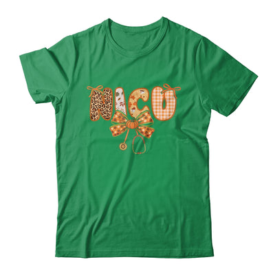 NICU Nurse Stethoscope Coquette Bow Autumn Fall Nursing RN Shirt & Sweatshirt | teecentury