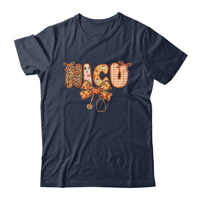 NICU Nurse Stethoscope Coquette Bow Autumn Fall Nursing RN Shirt & Sweatshirt | teecentury
