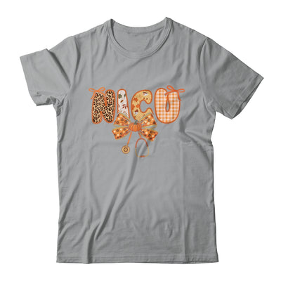 NICU Nurse Stethoscope Coquette Bow Autumn Fall Nursing RN Shirt & Sweatshirt | teecentury