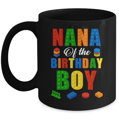 Nana Birthday Boy Master Builder Building Bricks Blocks Mug | teecentury