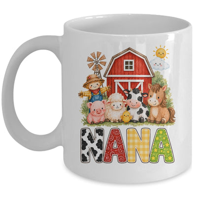 Nana Farm Cow 1St Birthday Girl Boy Matching Family Mug | teecentury