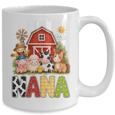 Nana Farm Cow 1St Birthday Girl Boy Matching Family Mug | teecentury
