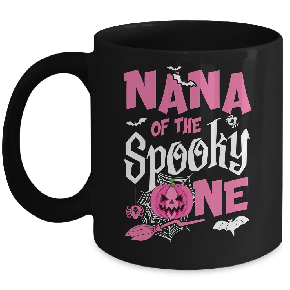 Nana Halloween 1st Birthday Girl Matching Family Spooky One Mug | teecentury