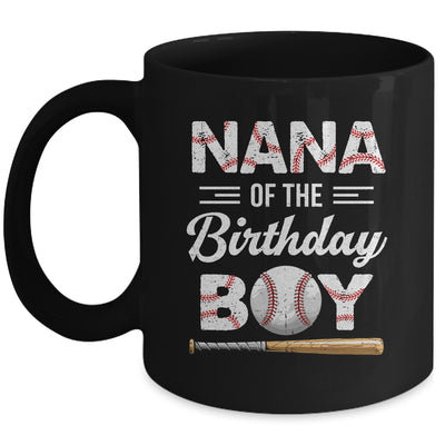 Nana Of The Birthday Boy Baseball Matching Family Party Mug | teecentury