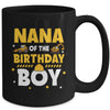 Nana Of The Birthday Boy Construction Worker Family Party Mug | teecentury