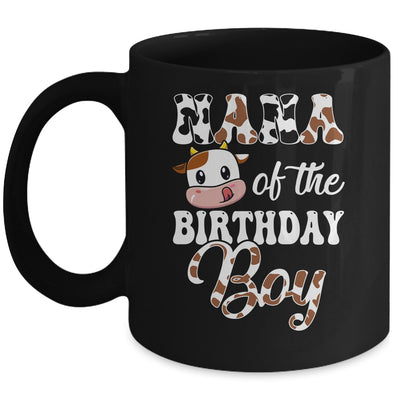 Nana Of The Birthday Boy Cow Farm 1st Birthday Boy Mug | teecentury