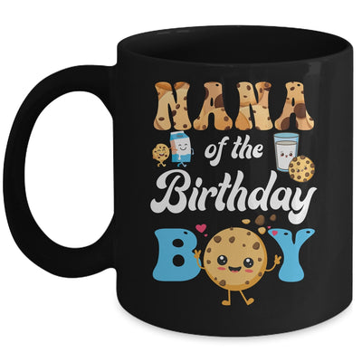 Nana Of The Birthday Boy Milk And Cookies 1st Birthday Mug | teecentury