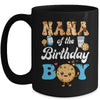 Nana Of The Birthday Boy Milk And Cookies 1st Birthday Mug | teecentury