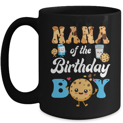 Nana Of The Birthday Boy Milk And Cookies 1st Birthday Mug | teecentury