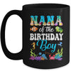 Nana Of The Birthday Boy Sea Fish Ocean Aquarium Party Mug | teecentury