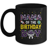 Nana Of The Birthday Boy Space Astronaut Birthday Family Mug | teecentury