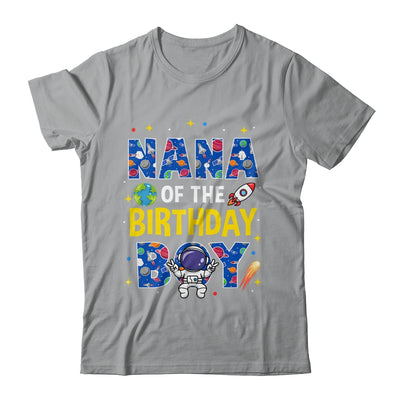 Nana Of The Birthday Boy Space Astronaut Family Birthday Shirt & Hoodie | teecentury
