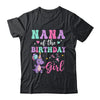 Nana Of The Birthday For Girl Dinosaur T-Rex Party Family Shirt & Hoodie | teecentury