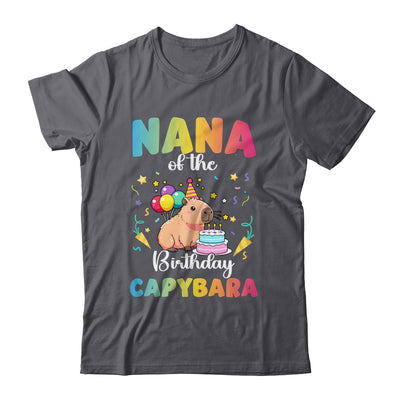 Nana Of The Birthday Girl Capybara Bday Party Family Shirt & Hoodie | teecentury