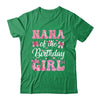 Nana Of The Birthday Girl Family Pink Coquette Bow Shirt & Hoodie | teecentury