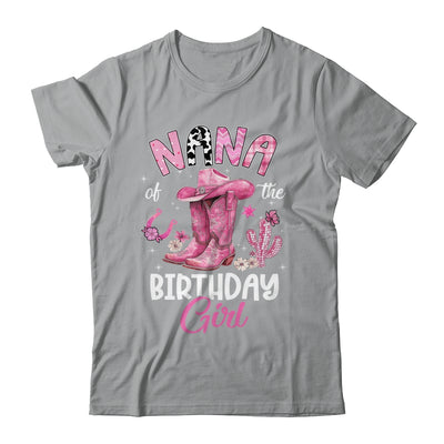 Nana Of The Birthday Girl Pink Cowgirl Western Cow Girl Shirt & Hoodie | teecentury