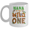 Nana Of The Birthday Wild One Safari Birthday Boy Family Mug | teecentury