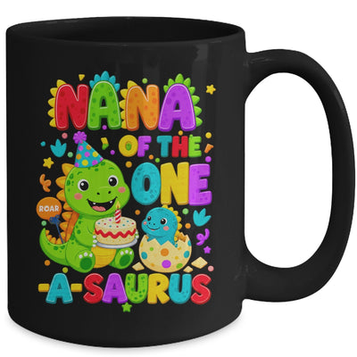 Nana Of The One-A-Saurus 1St Birthday Boy T-Rex Dinosaur Mug | teecentury