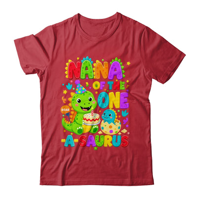 Nana Of The One-A-Saurus 1St Birthday Boy T-Rex Dinosaur Shirt & Hoodie | teecentury
