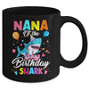 Nana Of The Shark Birthday Boy Girl Party Family Group Mug | teecentury