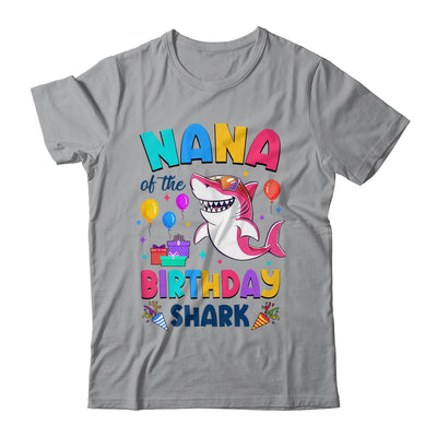 Nana Of The Shark Birthday Family Matching Party Kids Shirt & Hoodie | teecentury