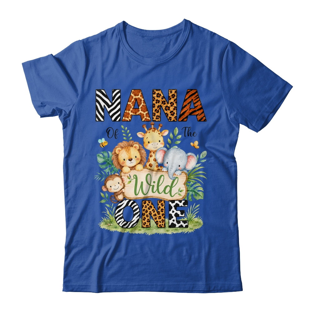 Nana Of The Wild One First Birthday Boy Jungle Safari Shirt & Hoodie | teecentury