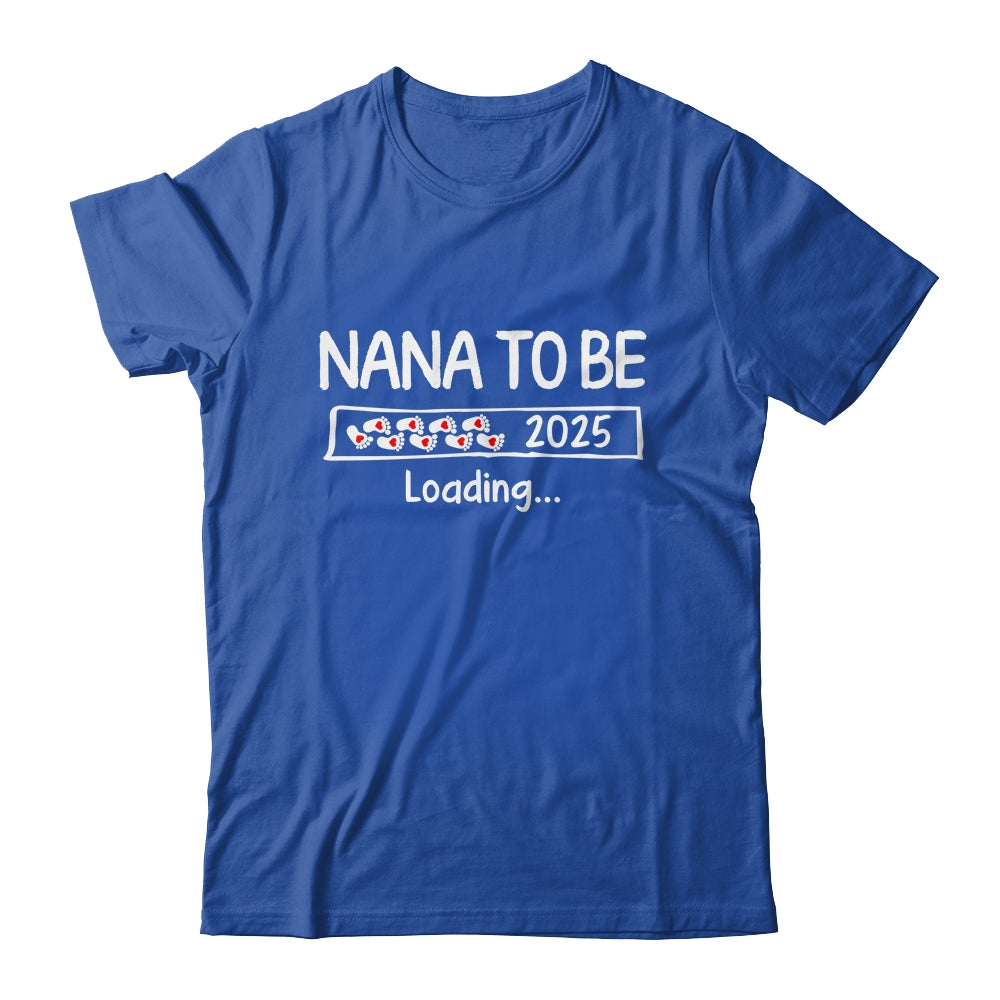 Nana To Be 2025 Loading Promoted To Nana Est 2025 Shirt & Tank Top | teecentury