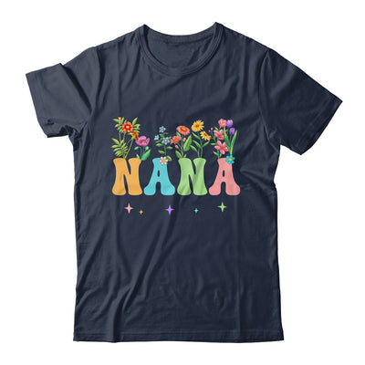 Nana Women Wildflower Floral Design Nana Mothers Day Shirt & Tank Top | teecentury