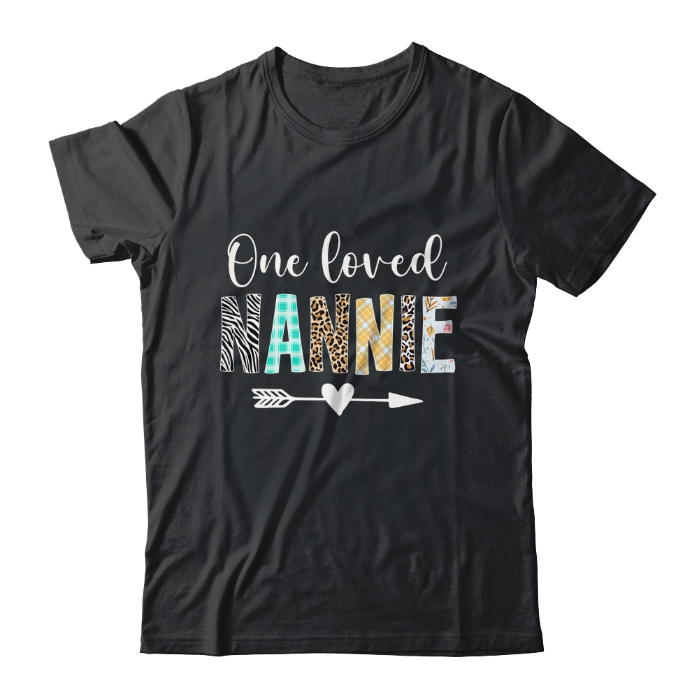 Nannie Women Cute Design One Loved Nannie Mother's Day Shirt & Tank Top | teecentury