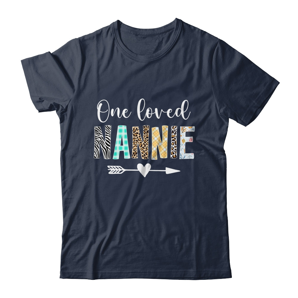 Nannie Women Cute Design One Loved Nannie Mother's Day Shirt & Tank Top | teecentury