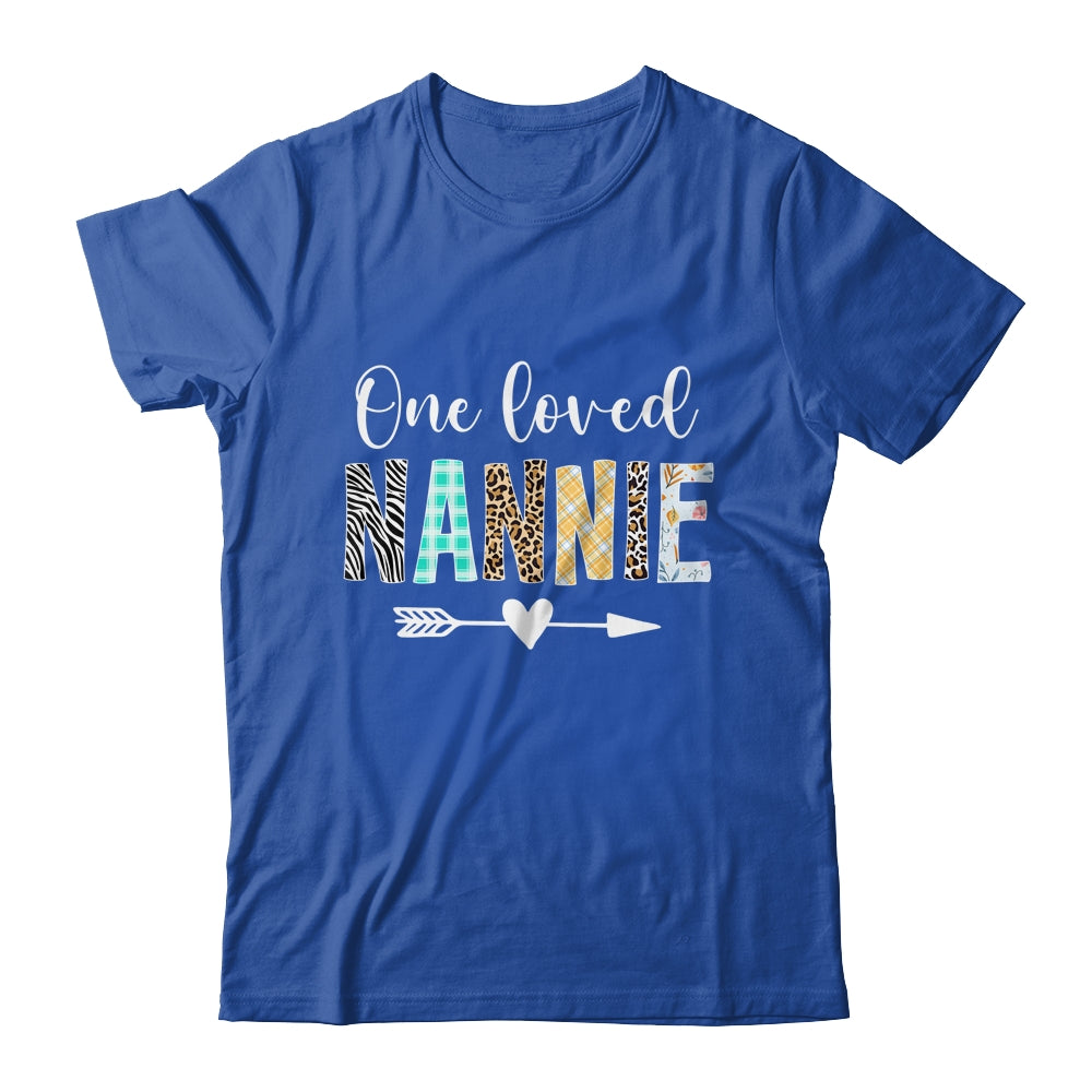 Nannie Women Cute Design One Loved Nannie Mother's Day Shirt & Tank Top | teecentury