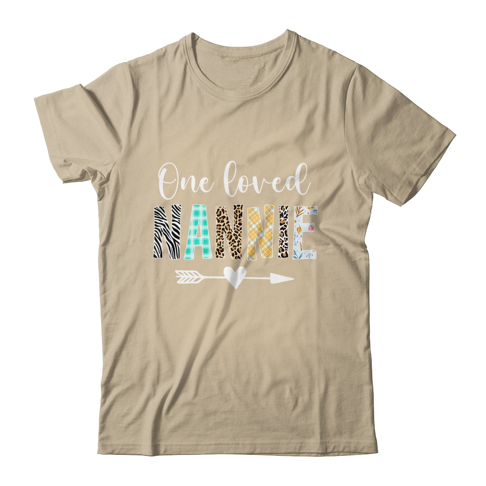 Nannie Women Cute Design One Loved Nannie Mother's Day Shirt & Tank Top | teecentury