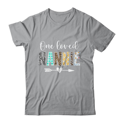 Nannie Women Cute Design One Loved Nannie Mother's Day Shirt & Tank Top | teecentury