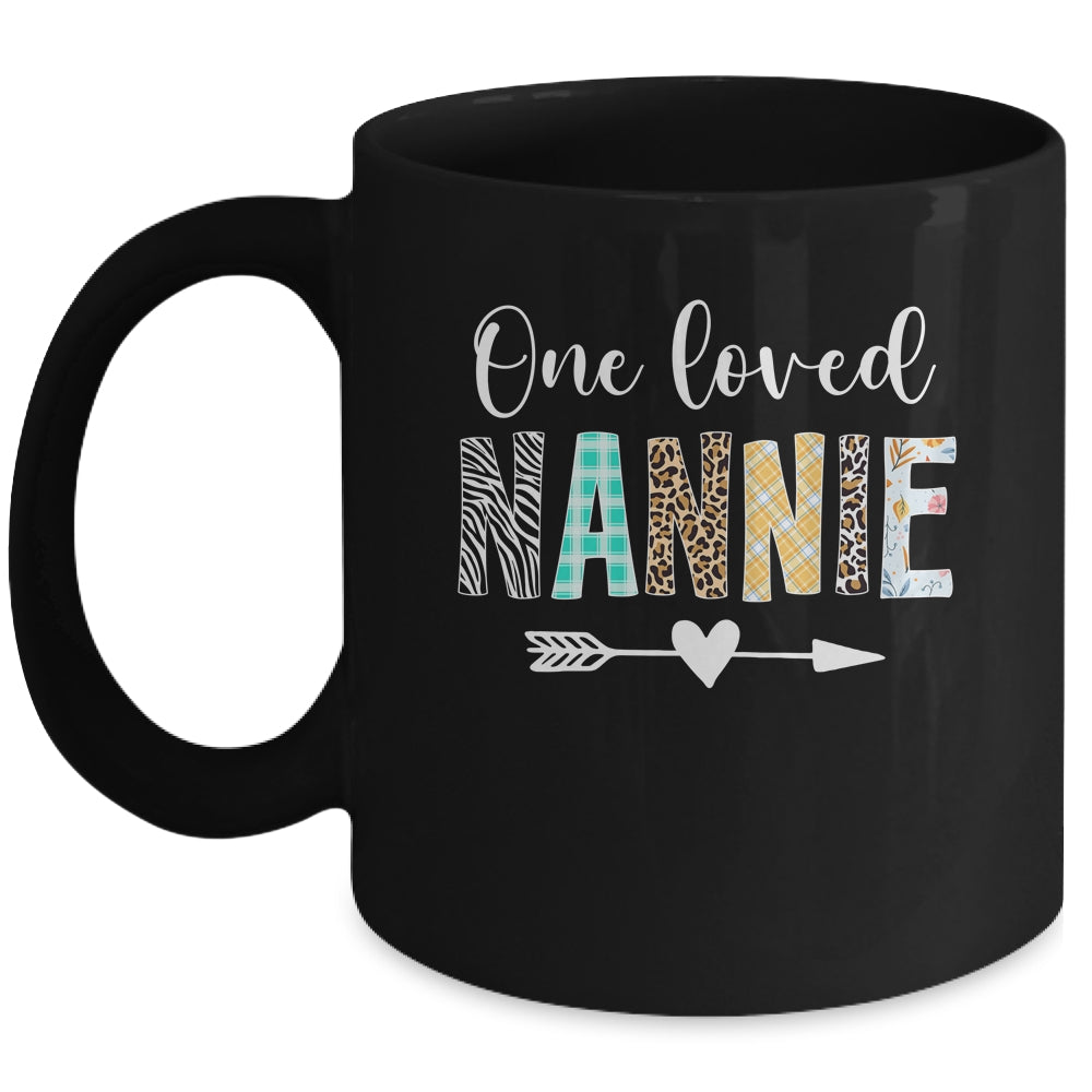 Nannie Women Cute Design One Loved Nannie Mother's Day Mug | teecentury