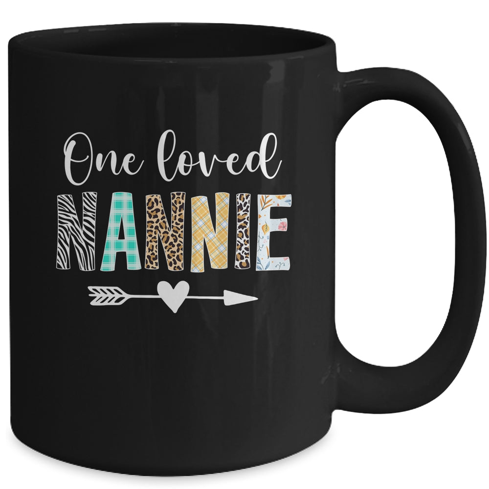 Nannie Women Cute Design One Loved Nannie Mother's Day Mug | teecentury