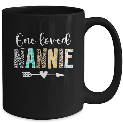Nannie Women Cute Design One Loved Nannie Mother's Day Mug | teecentury