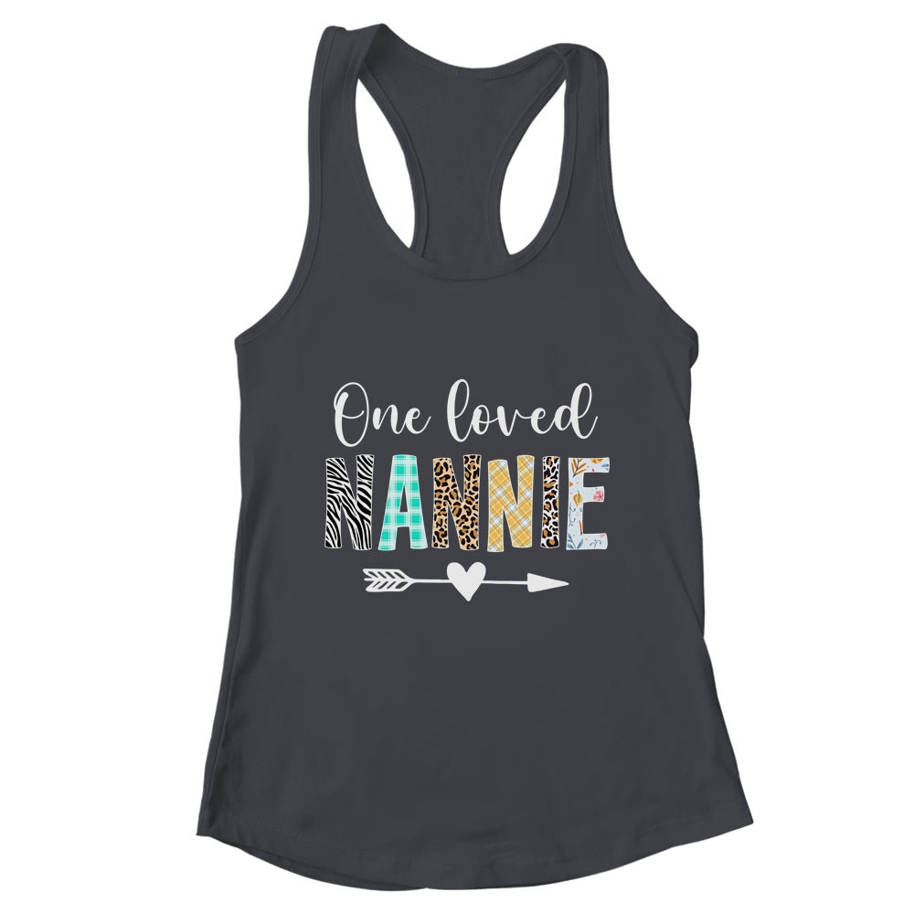Nannie Women Cute Design One Loved Nannie Mother's Day Shirt & Tank Top | teecentury