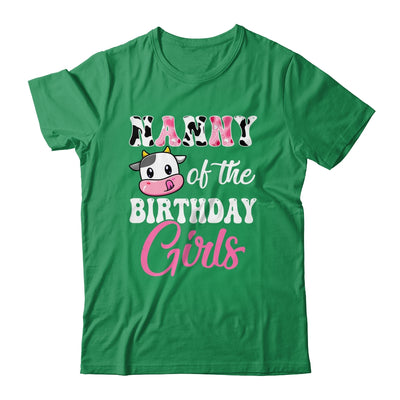 Nanny Of The Birthday Girl Farm Cow 1st Birthday Girl Shirt & Hoodie | teecentury