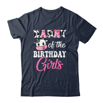 Nanny Of The Birthday Girl Farm Cow 1st Birthday Girl Shirt & Hoodie | teecentury