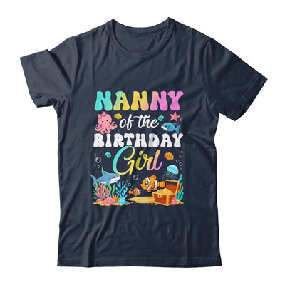 Nanny Of The Birthday Girl Sea Fish Ocean Aquarium Shirt & Hoodie | teecentury