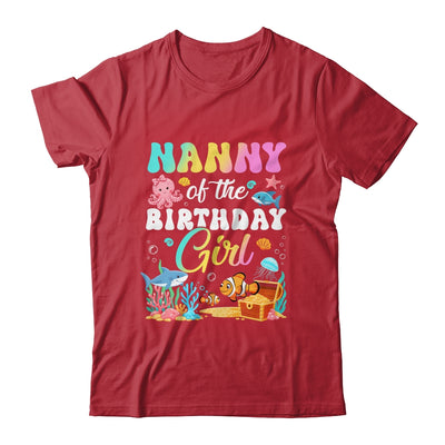 Nanny Of The Birthday Girl Sea Fish Ocean Aquarium Shirt & Hoodie | teecentury