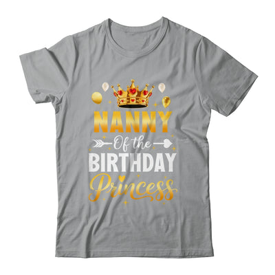Nanny Of The Birthday Princess Birthday Girl Family Kid Shirt & Hoodie | teecentury