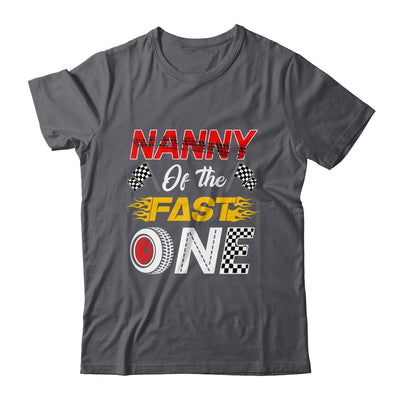 Nanny Of The Fast One 1st Birthday Race Car Family Shirt & Hoodie | teecentury
