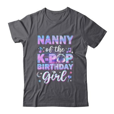 Nanny Of The K-Pop Birthday Girl Matching Family Music Shirt & Hoodie | teecentury