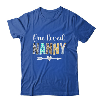 Nanny Women Cute Design One Loved Nanny Mother's Day Shirt & Tank Top | teecentury