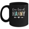 Nanny Women Cute Design One Loved Nanny Mother's Day Mug | teecentury