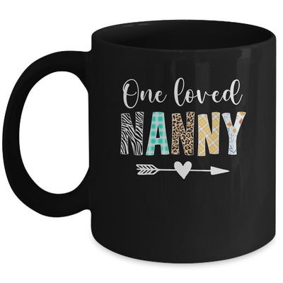 Nanny Women Cute Design One Loved Nanny Mother's Day Mug | teecentury