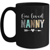 Nanny Women Cute Design One Loved Nanny Mother's Day Mug | teecentury