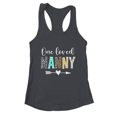 Nanny Women Cute Design One Loved Nanny Mother's Day Shirt & Tank Top | teecentury